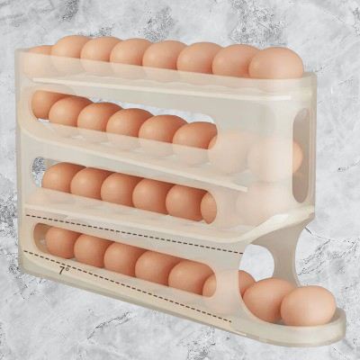 Rangement oeufs - RollingEggRack™ - Jaune