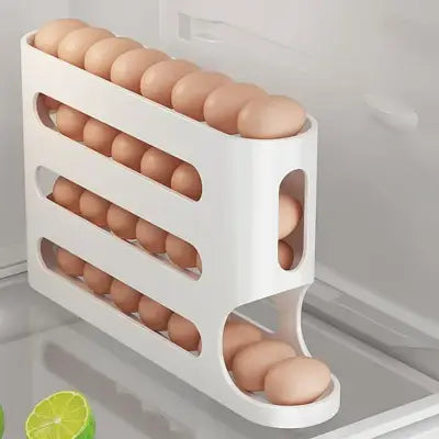 Rangement oeufs - RollingEggRack™ - Beige